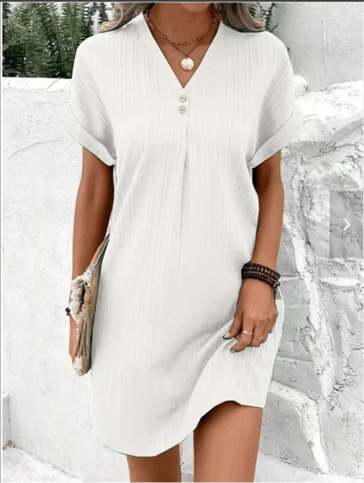 Bella | Easy V-Neck Tunic Dress