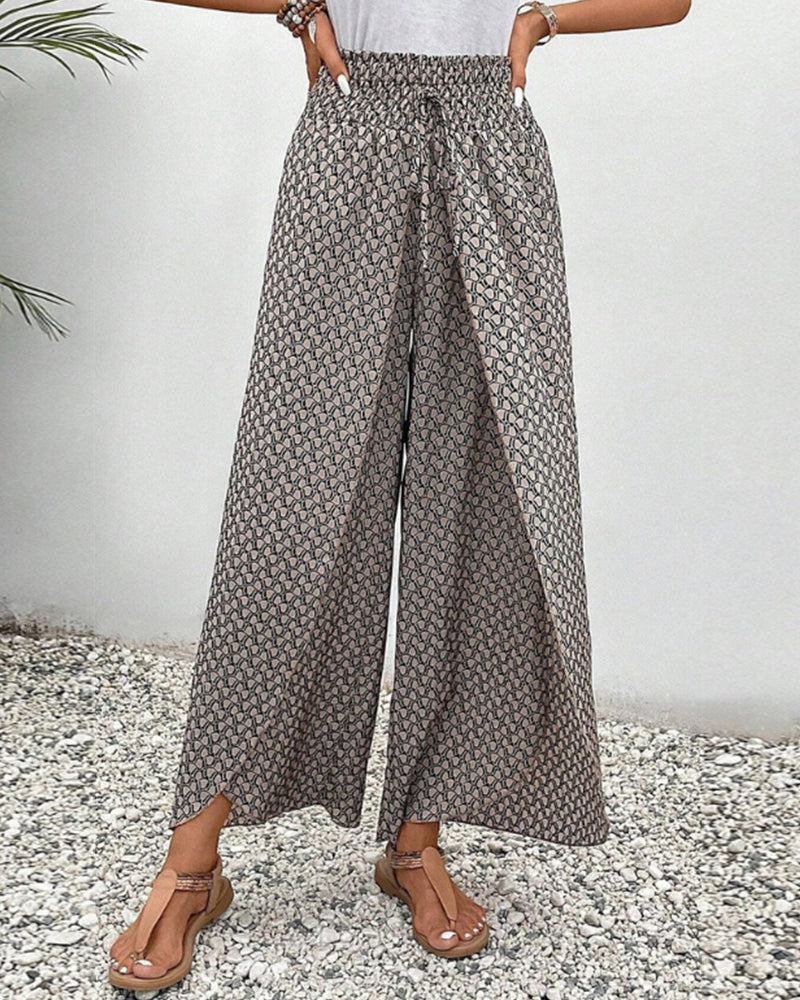 Sofia | High-waisted Flowy Pants
