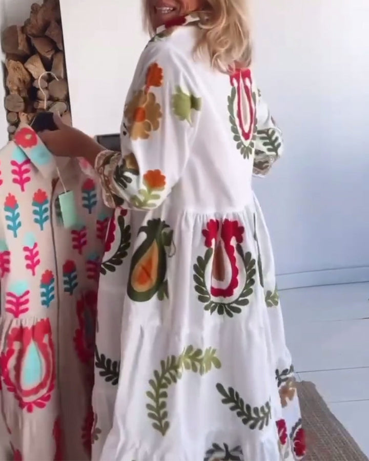 Alodia | Printed Floral Dress