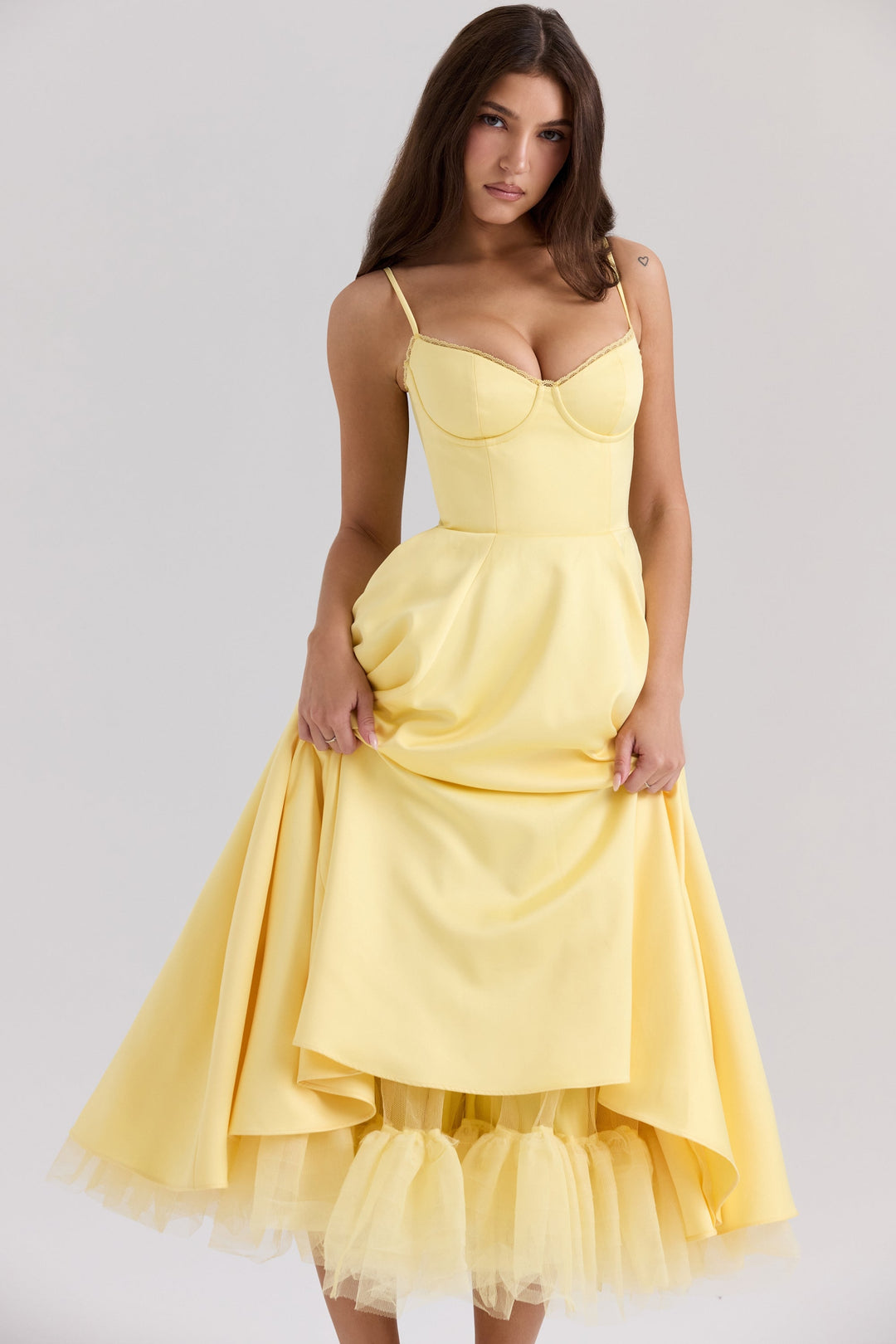 Cindy Tulle Midi Dress