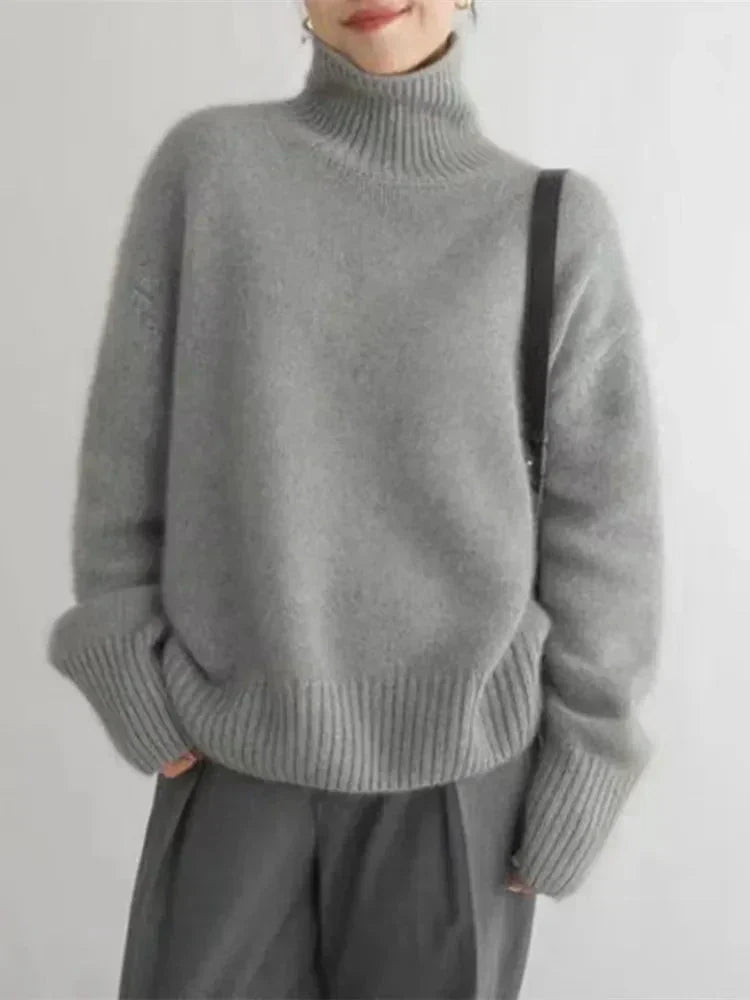 Lisette | Turtleneck Cashmere Sweater