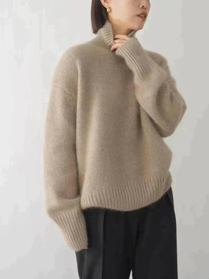 Lisette | Turtleneck Cashmere Sweater