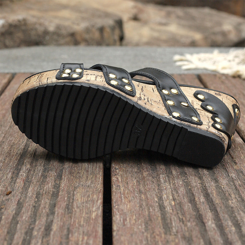 Sable | Orthopedic Wedge Heels Sandals