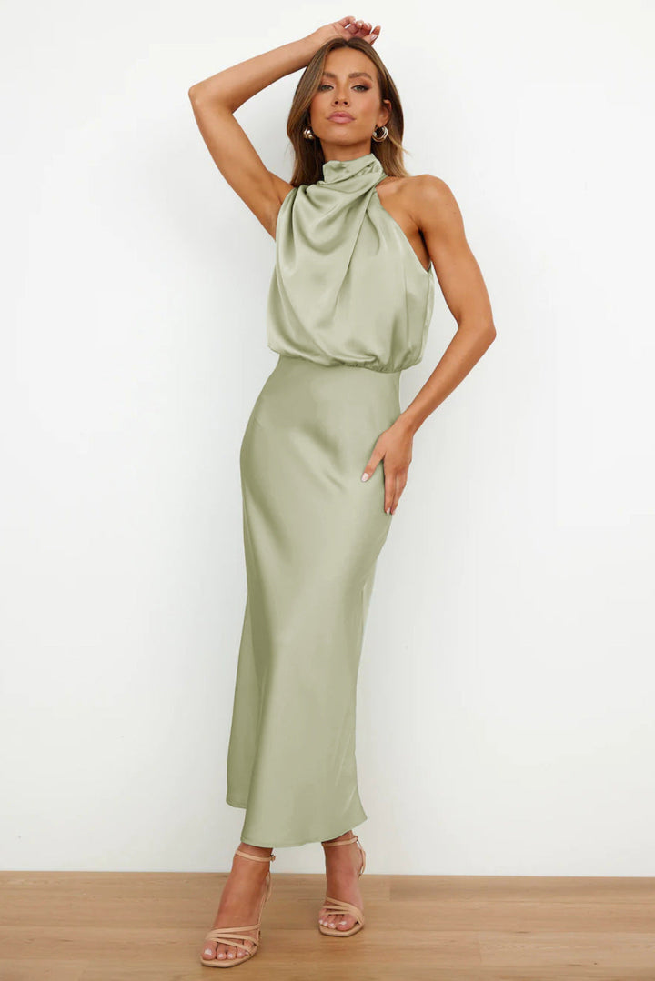 Halterneck Maxi Dress