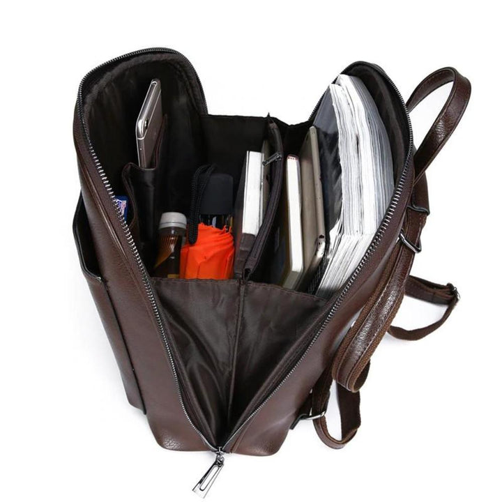 Stella | Classic Double Zip Backpack with a Sleek Design