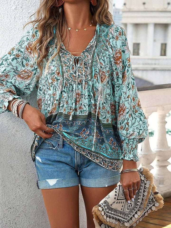 Helena | Summer Floral Blouse