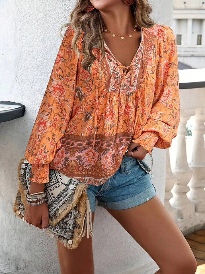 Helena | Summer Floral Blouse