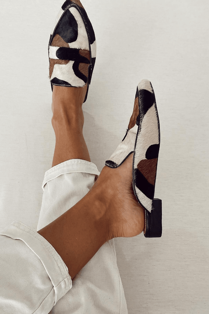 Distinctive Animal Print Loafers