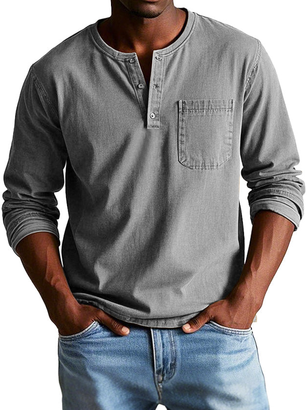 TOBE™ - Classic Long Sleeve Vintage Shirt