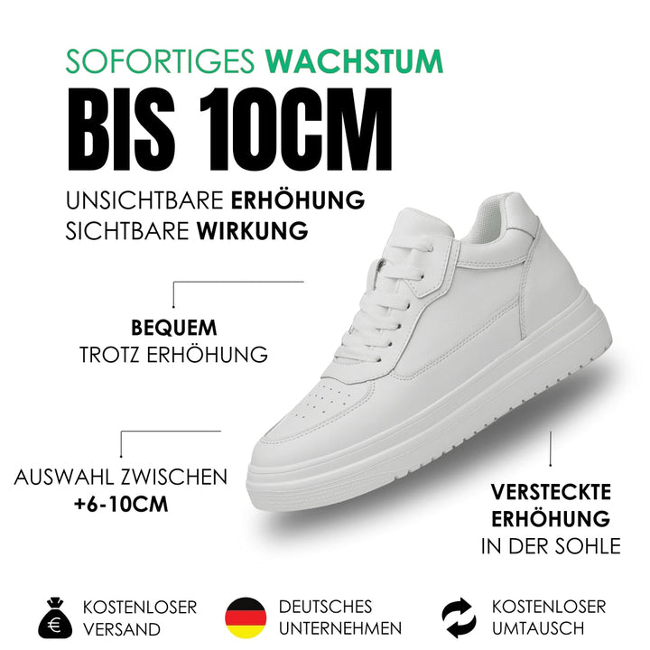 ELEVATESHOES WHITE CASUAL