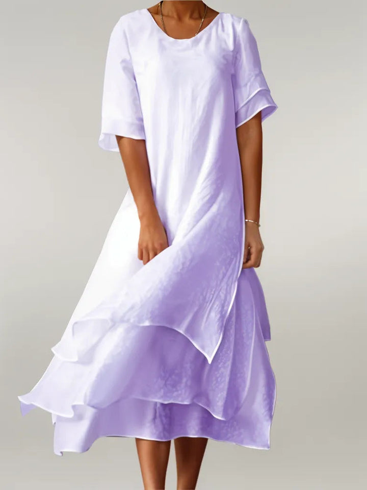 Isilde | Élégante robe longue en coton