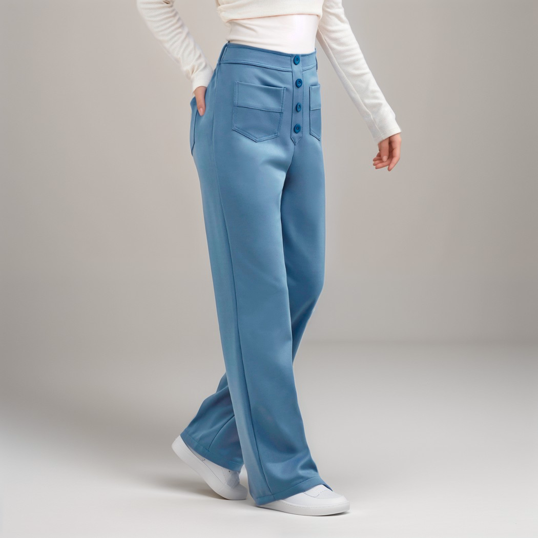 Elsa | Pantalons Élastiques Taille Haute
