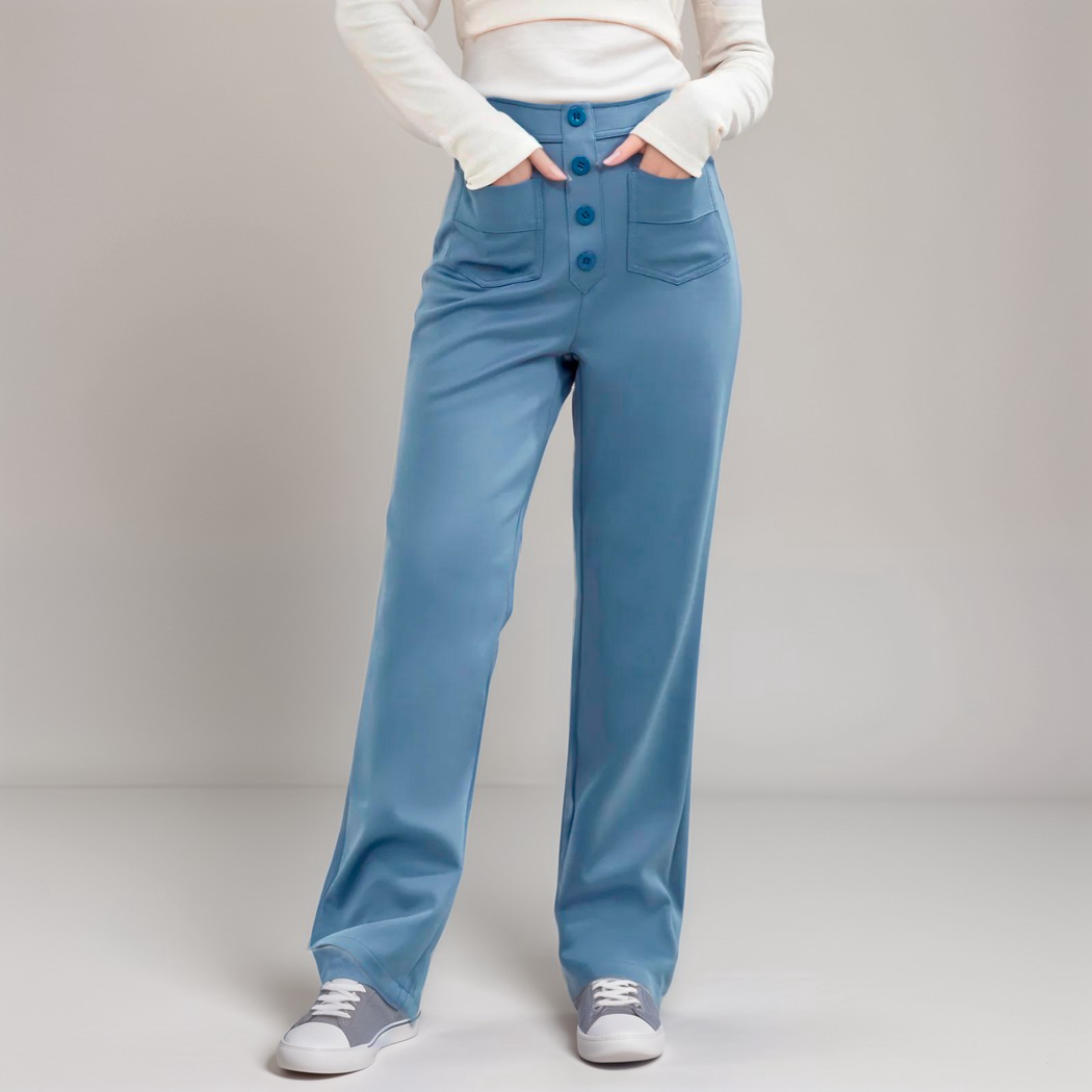 Elsa | Pantalons Élastiques Taille Haute