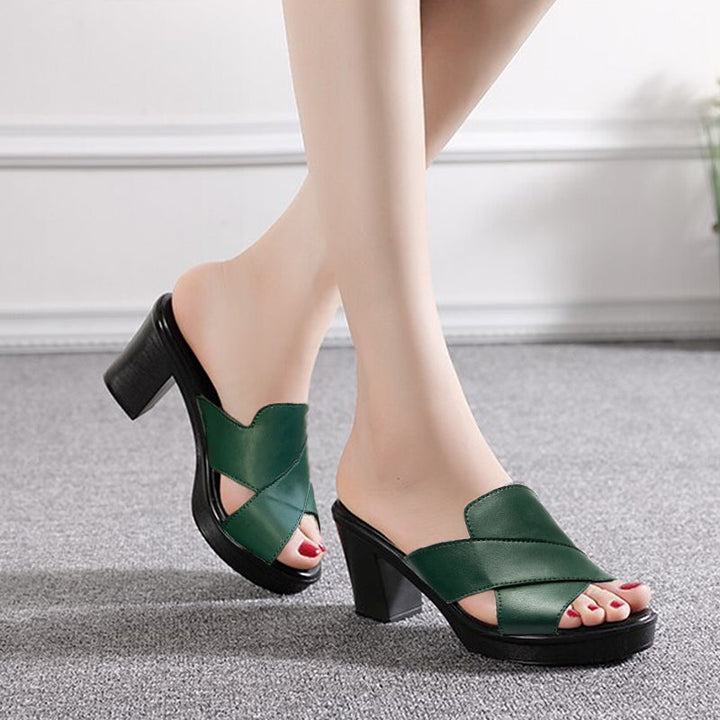 Ariane | Orthopedic Block Heel Slip-ons