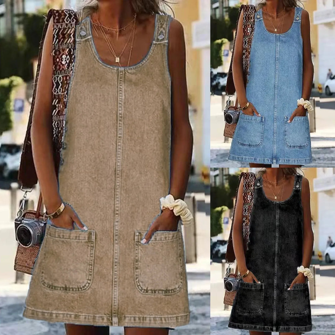 THEA | Sans Manches Mini Robe