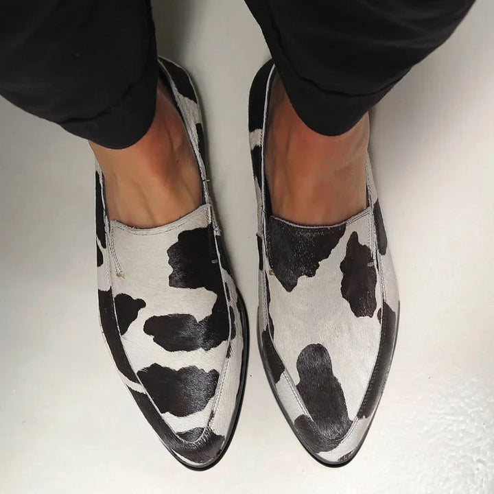 Bold Animal Print Loafers