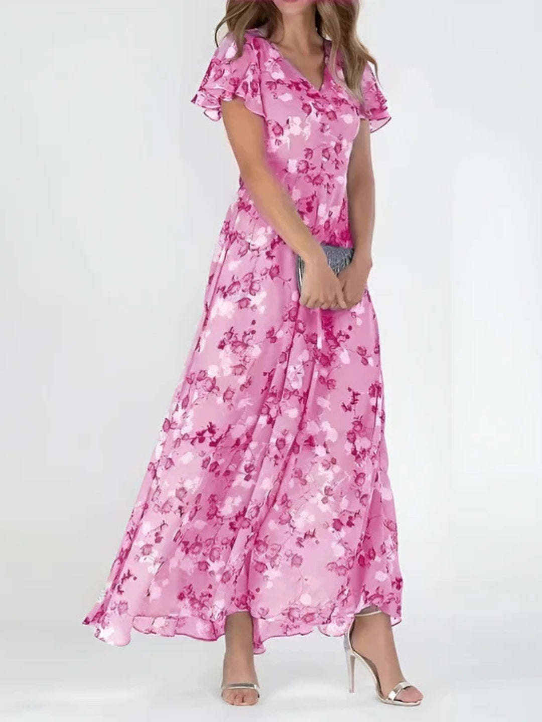 Halina | Élégante Robe avec Tunique pour le Ventre