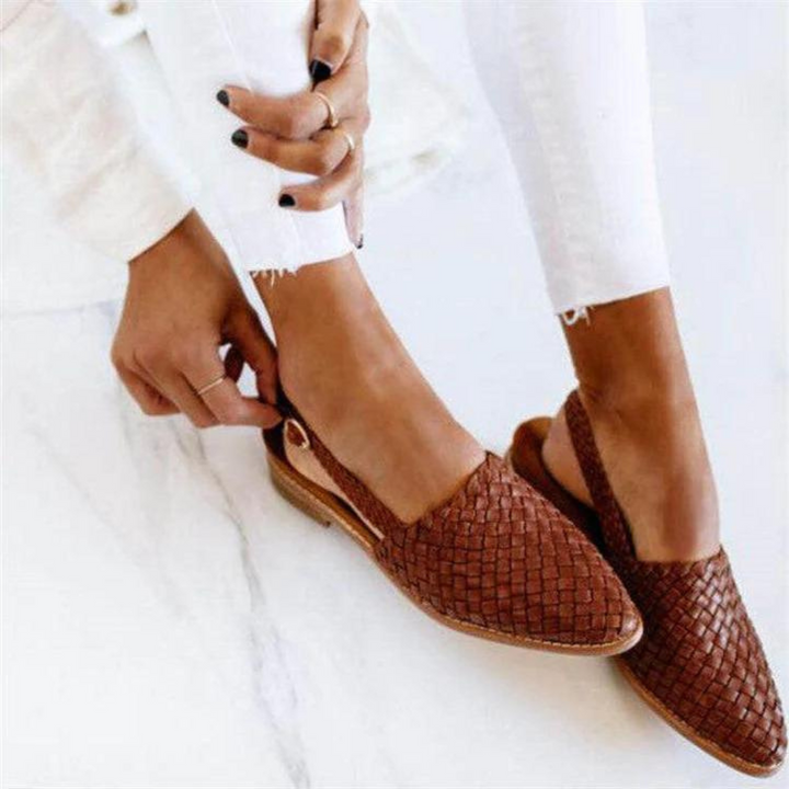 Chic and Cozy Woven Sandals