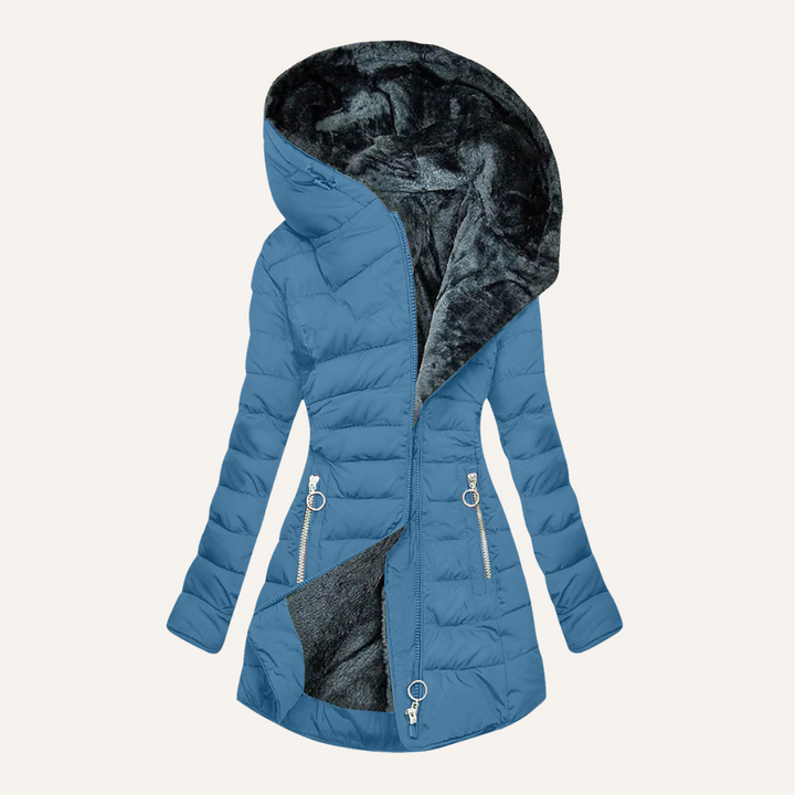 Gina | Duvet Jacket with Fur Lining