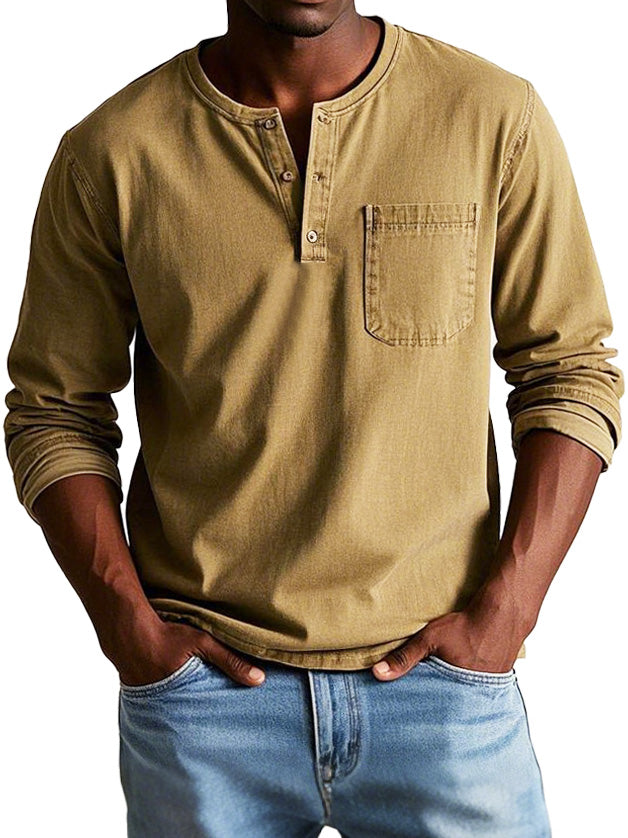 TOBE™ - Classic Long Sleeve Vintage Shirt