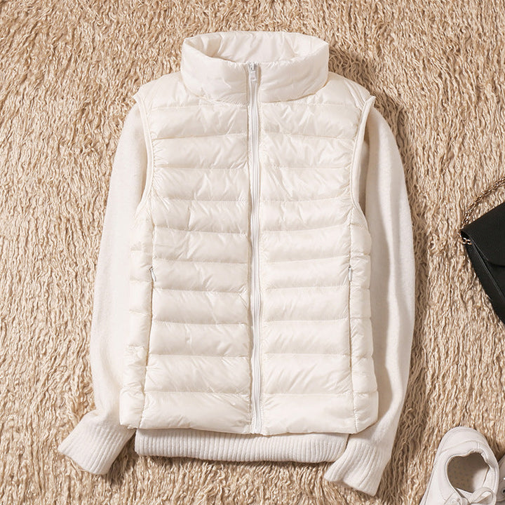 Galora - Waterproof Vest with White Duck Down