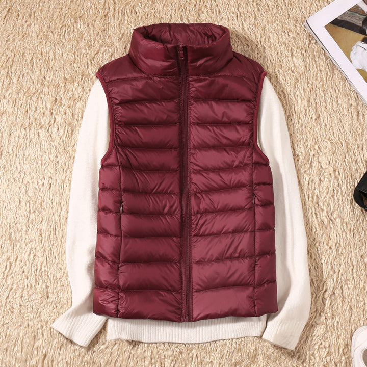 Galora - Waterproof Vest with White Duck Down