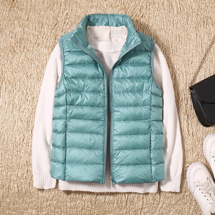 Galora - Waterproof Vest with White Duck Down