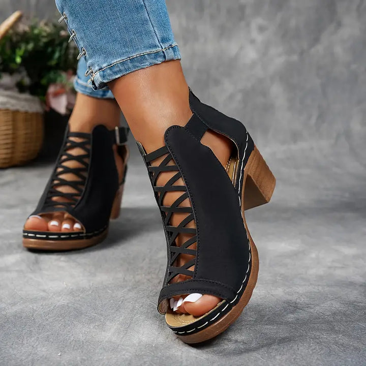 Caril | Orthopedic Stylish High Heel Sandal