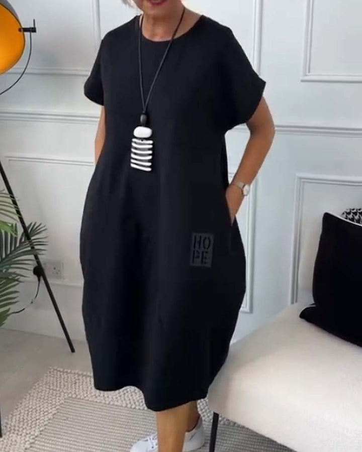 Zuzanna | Breezy Summer Dress with Round Neck