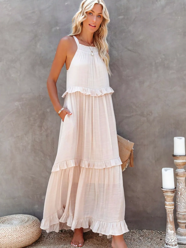 Elsie - Maxi Robe à Volants