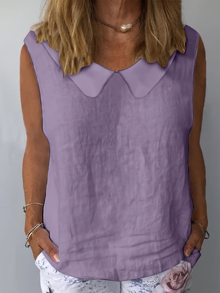 Fara | V-Neck Sleeveless Pullover Vest