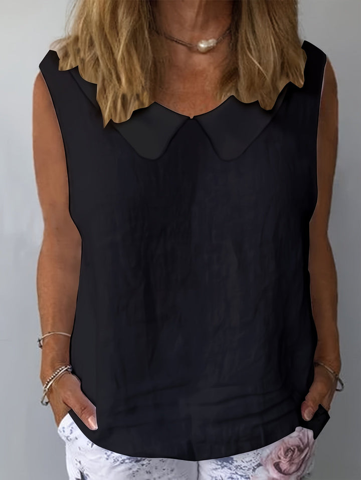 Fara | V-Neck Sleeveless Pullover Vest
