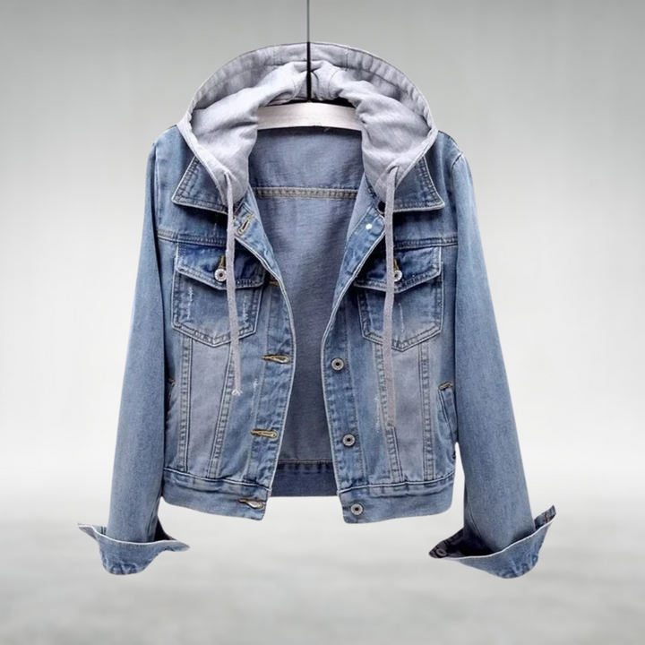 Zoe | Jean Hoodie Jacket