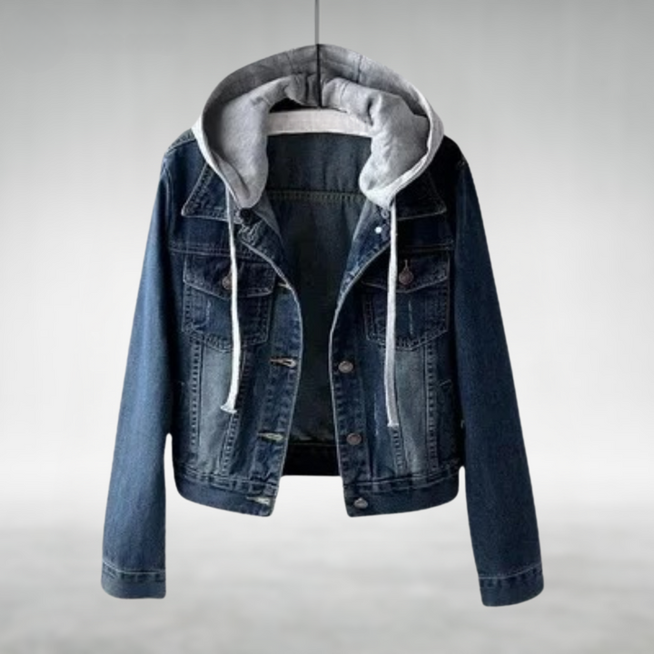 Zoe | Jean Hoodie Jacket