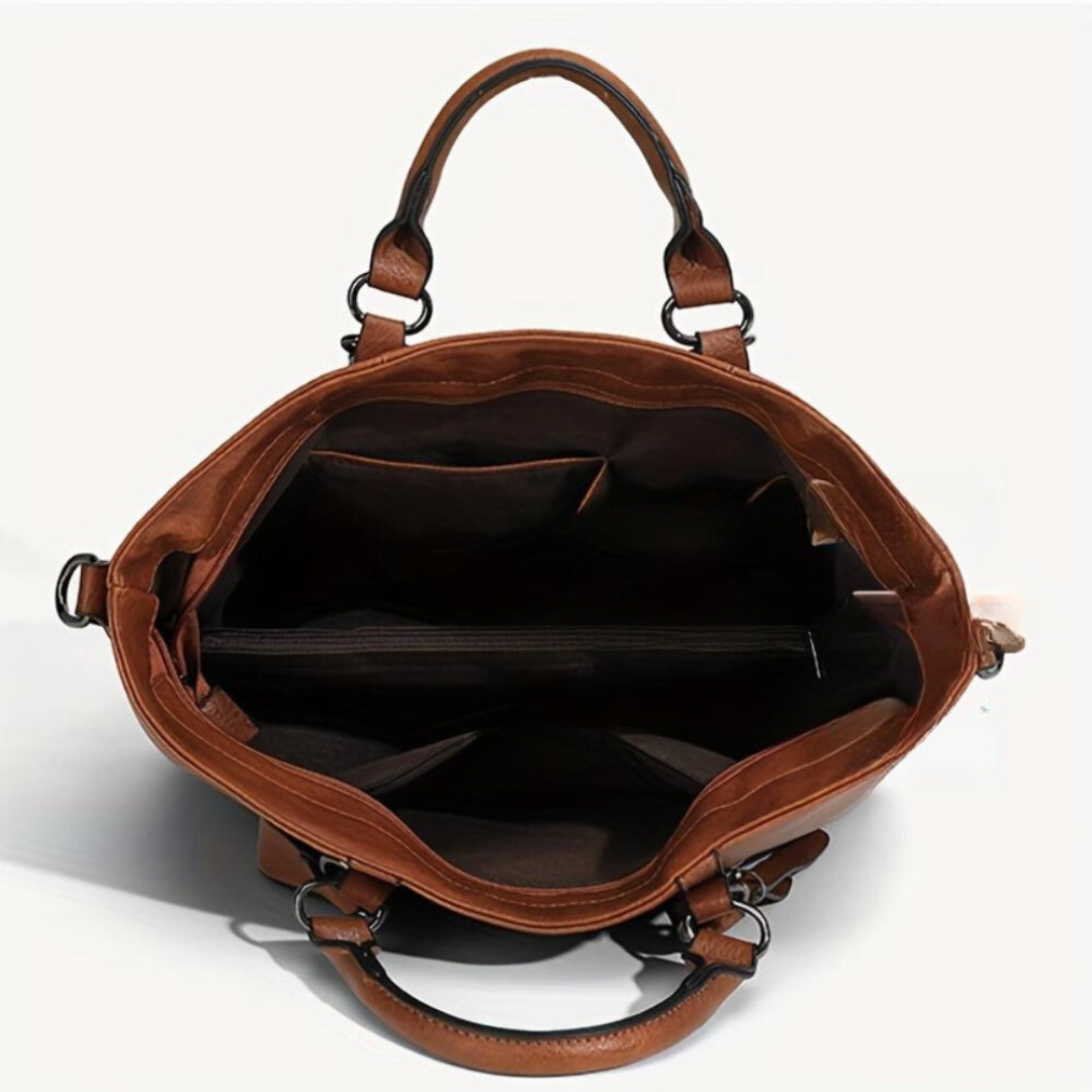 Charlotte | Vintage Tote Bag of Classic Elegance