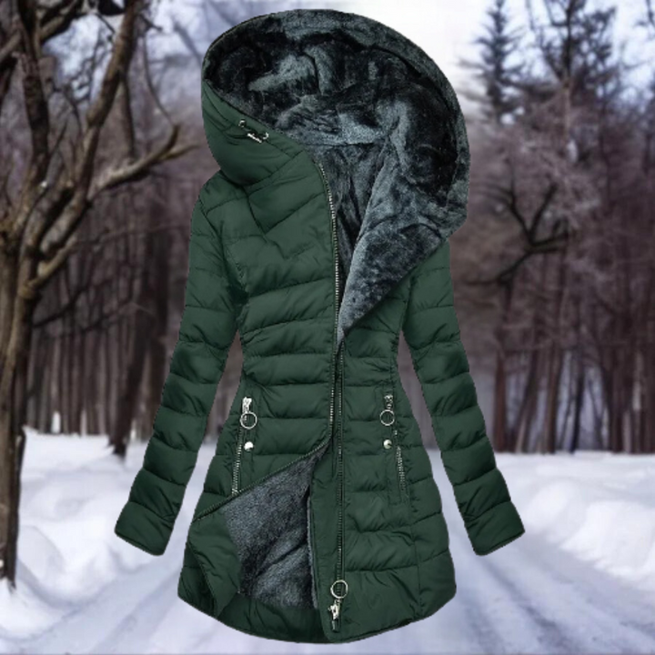Gina | Duvet Jacket with Fur Lining