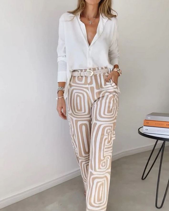 Essential Long Sleeve Two-Piece Outfit