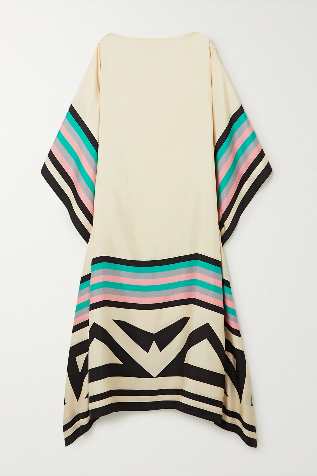 Iria | Élégant Caftan à Motif Géométrique