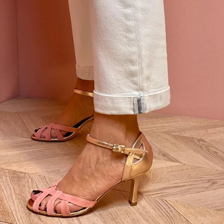 Chic High-Heeled Sandals