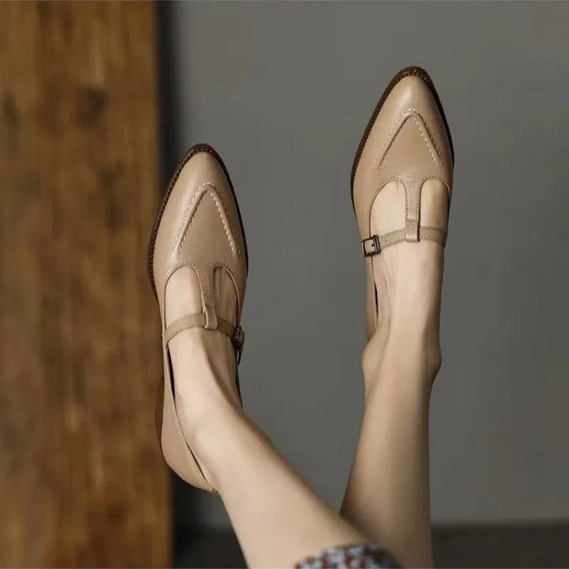 Elegant Detail Classic Slip-On Shoes