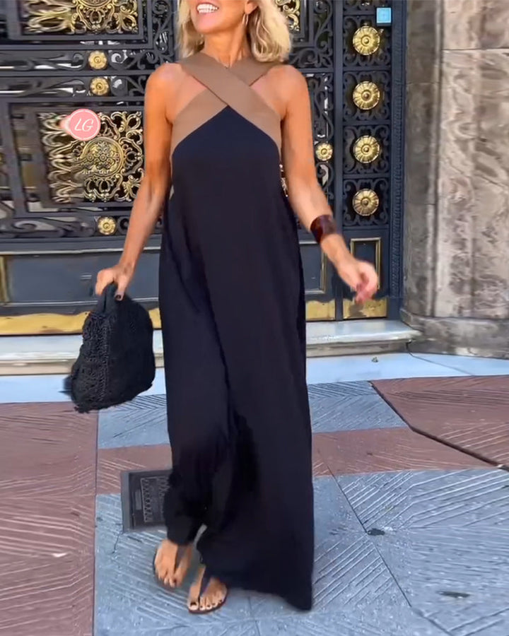 Trish | Cross Neck Dress