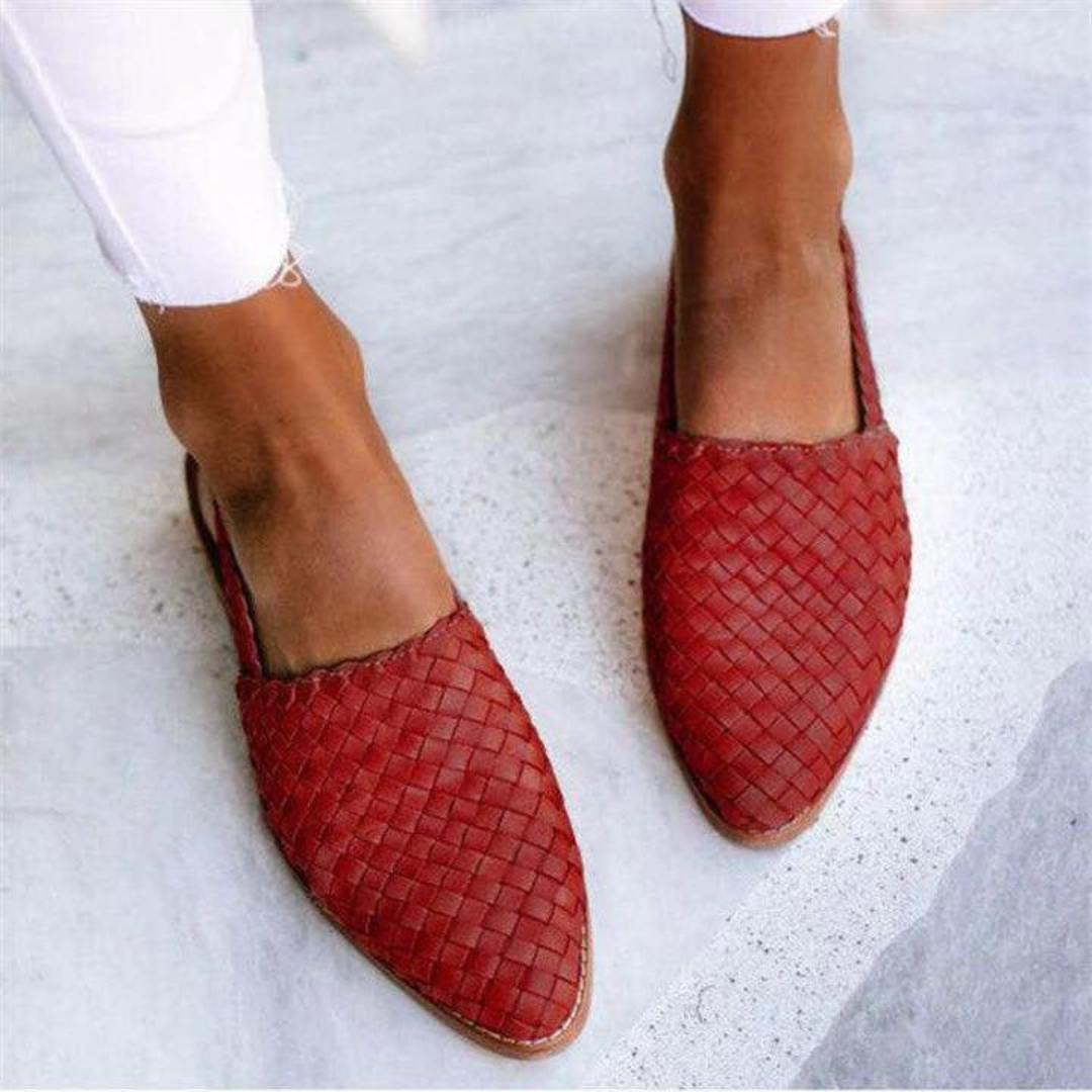 Chic and Cozy Woven Sandals