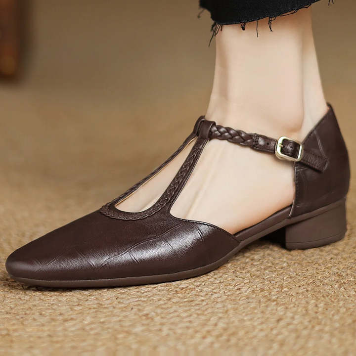 Enzo&Rosa™| Kepa Leather Mary Janes