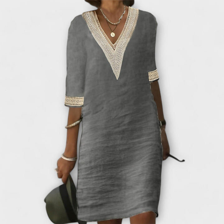 Emelia | Robe V-Cou Style Boho