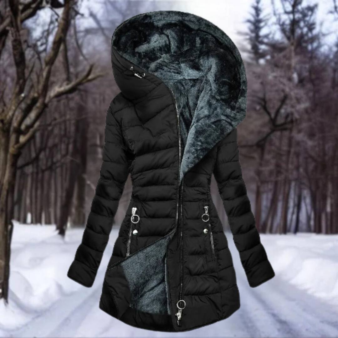 Gina | Duvet Jacket with Fur Lining