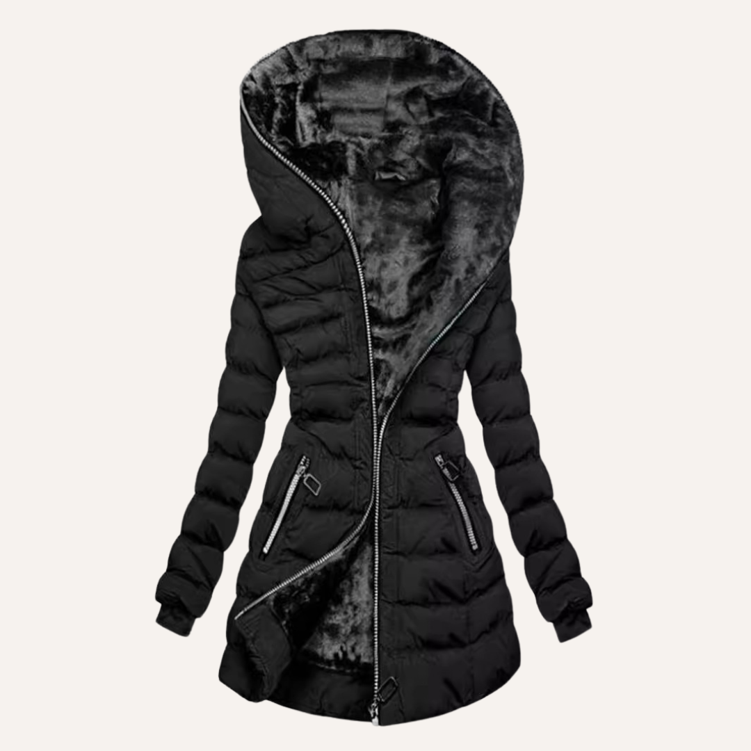 Gina | Duvet Jacket with Fur Lining