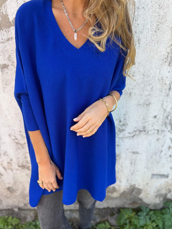 Céline | Oversized V-Neck Sweater
