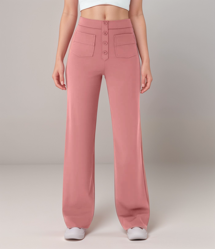 Elsa | Pantalons Élastiques Taille Haute