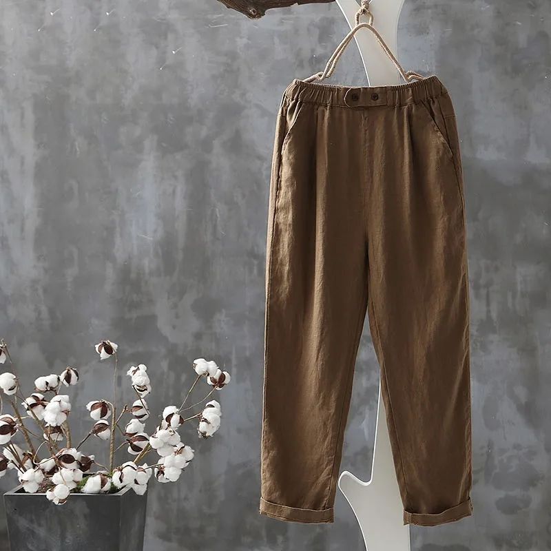 Judy | Comfortable Cotton and Linen Pants
