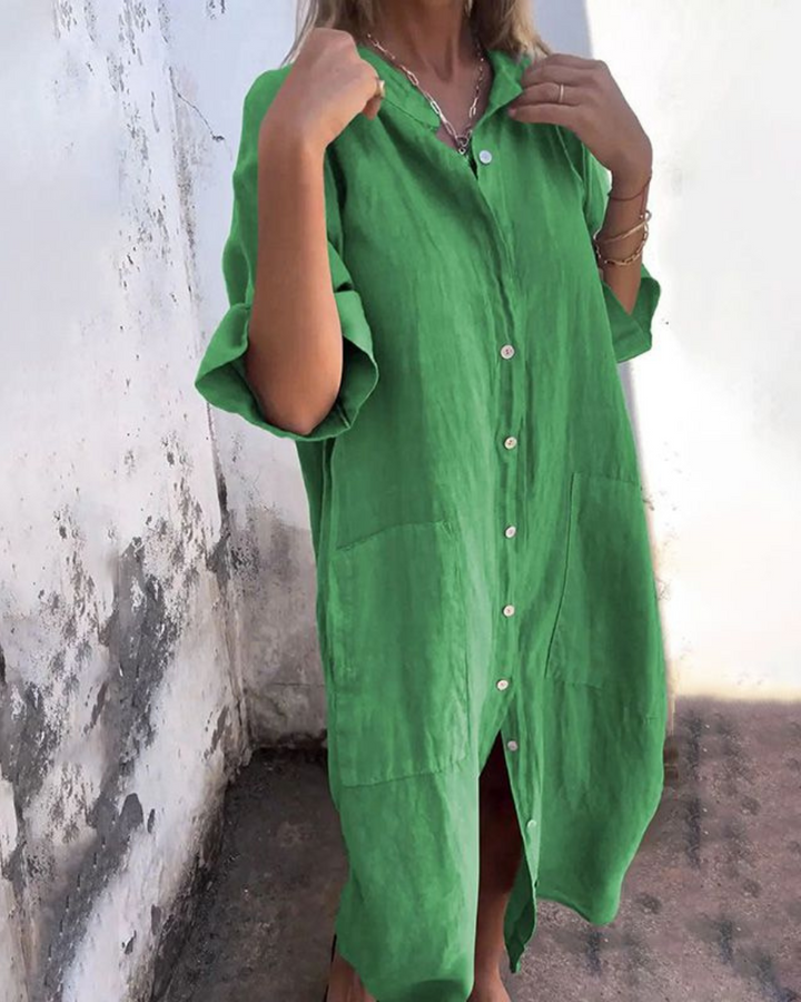 Cadie | Ibiza Style Shirt Dress